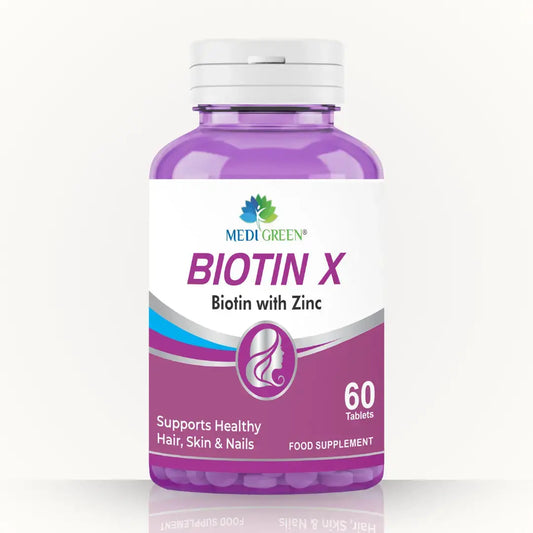 Biotin tablets in Pakistan - MediGreen Biotin X