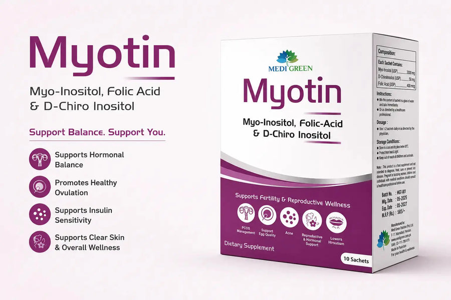 PCOS nutritional support with Myotin sachets – MediGreen