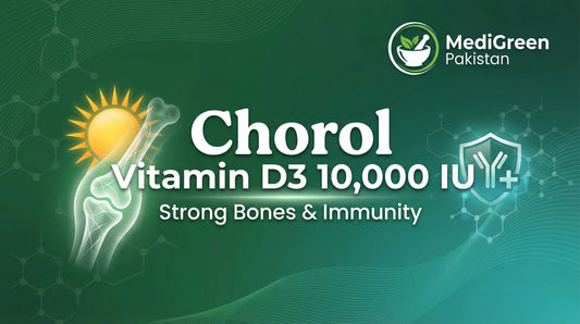 Boosting Your Immunity with Chorol Vitamin D3 10,000 IU Strong Bones & Immunity: A Must-Read for Pakistanis