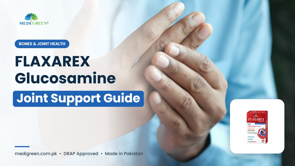 FLAXAREX glucosamine joint supplement for knees in Pakistan