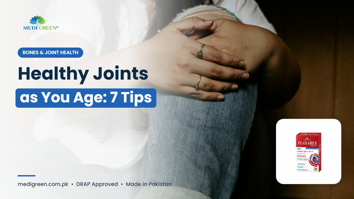 Healthy joints as you age - 7 tips - FLAXAREX joint care
