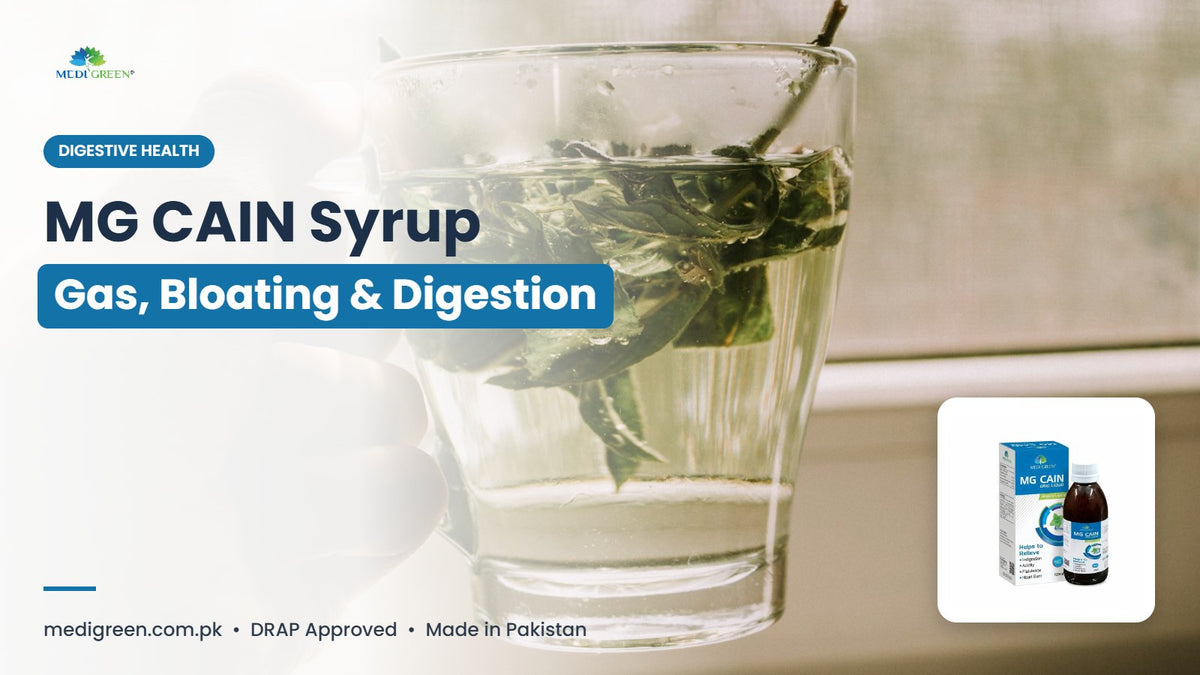 MG CAIN herbal digestive syrup benefits - MediGreen