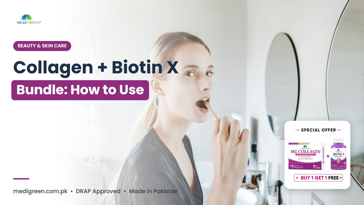 MG Collagen and Biotin X bundle offer - MediGreen