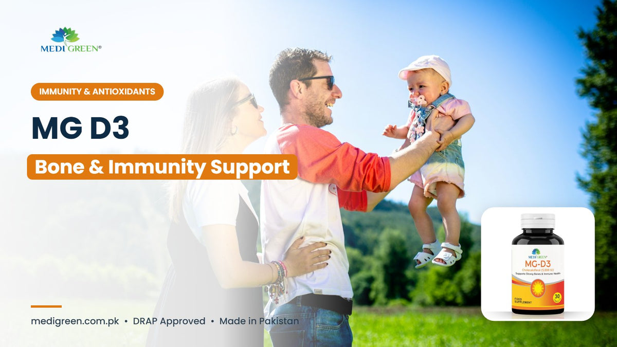 MG D3 bone and immunity support - vitamin D3 in Pakistan