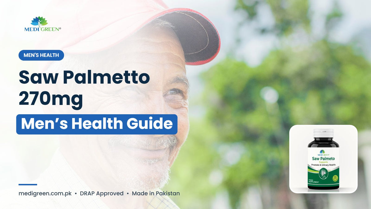Saw palmetto 270mg men's health guide - MediGreen