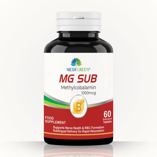 MG SUB - Methylcobalamin Sublingual Tablets MediGreen