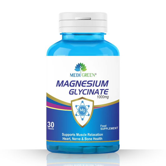 Magnesium Glycinate 1000mg 30 MediGreen