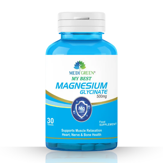 Magnesium Glycinate 500mg 30 MediGreen