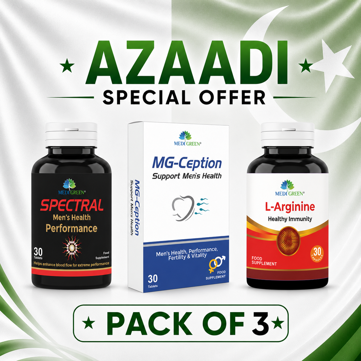 Maximum Men's Potential Bundle MediGreen