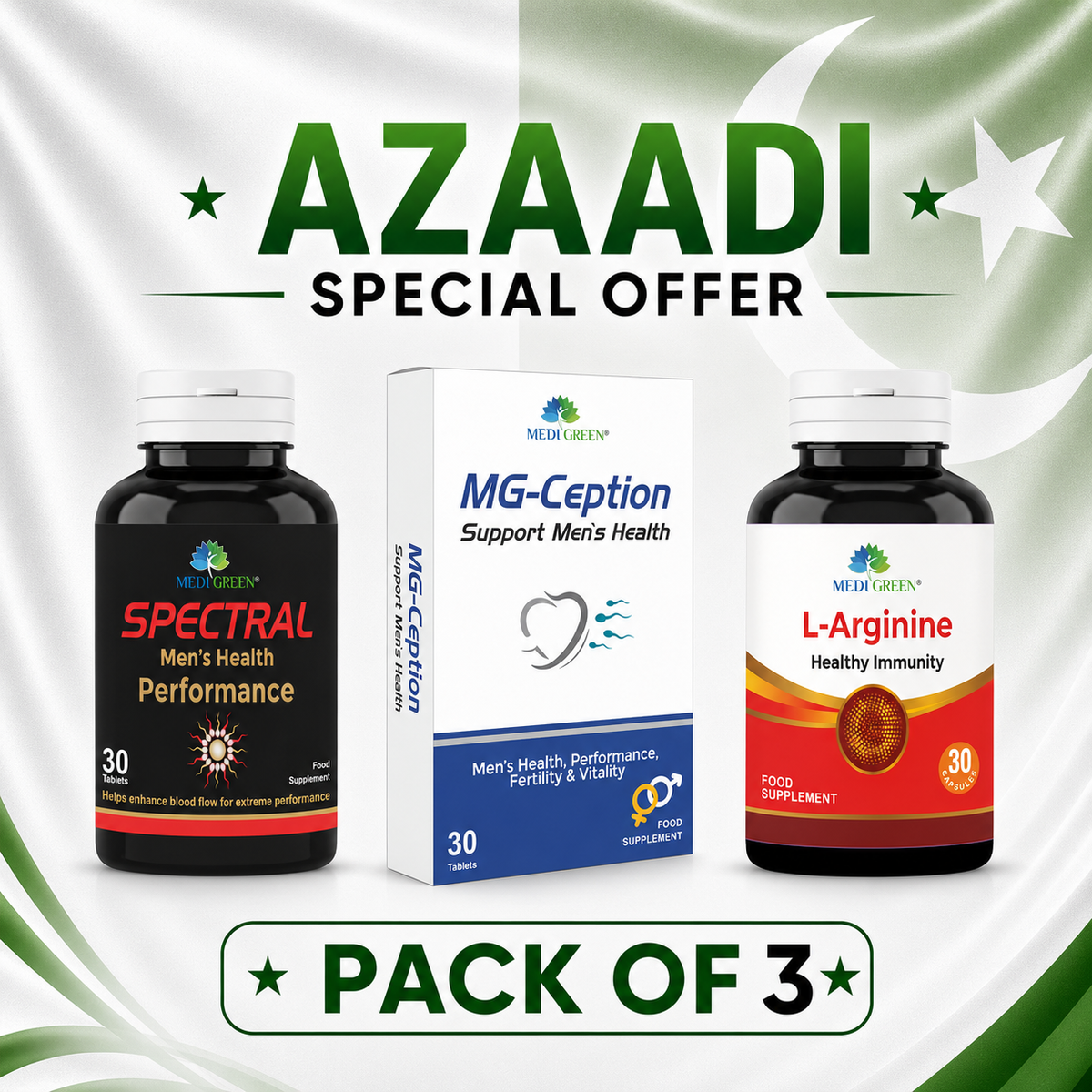 Maximum Men's Potential Bundle MediGreen