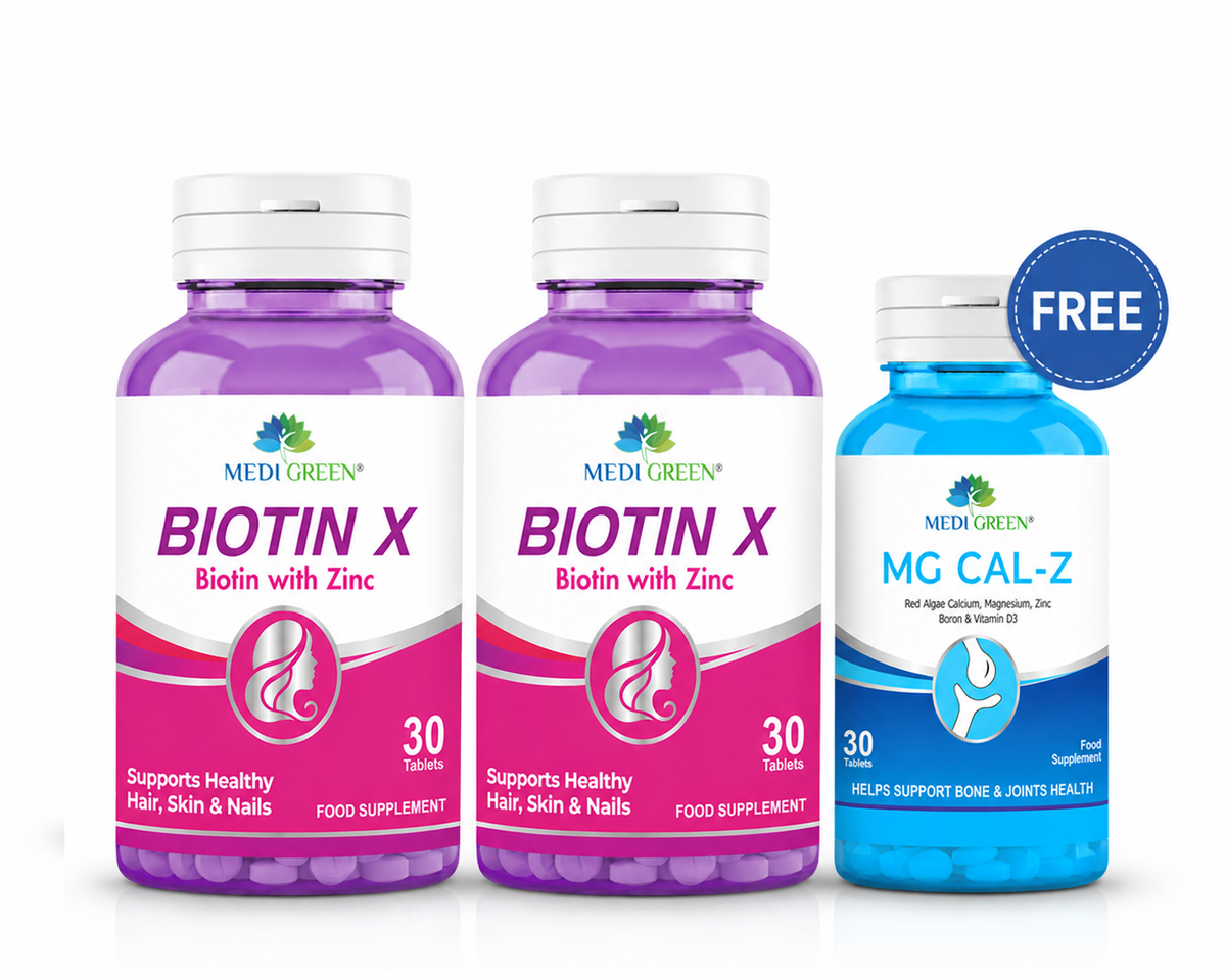 2 Biotin + 1 MG Calz Free MediGreen