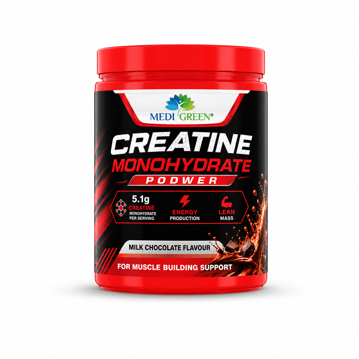 Creatine Monohydrate Powder MediGreen