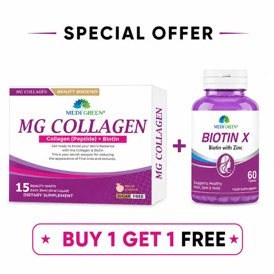 MG Collagen Beauty Booster + FREE Biotin X MediGreen