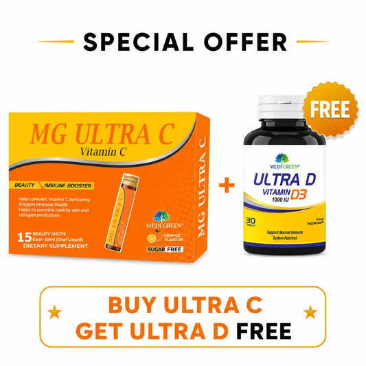 MG Ultra C + FREE Ultra D Vitamin D3 – Special Bundle MediGreen