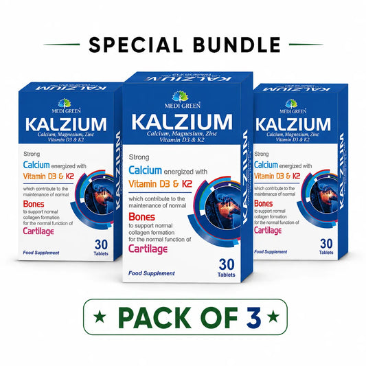 Kalzium D3&k2 Pack Of 3 MediGreen
