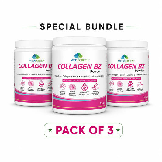 Collagen BZ Powder Pack Of 3 MediGreen