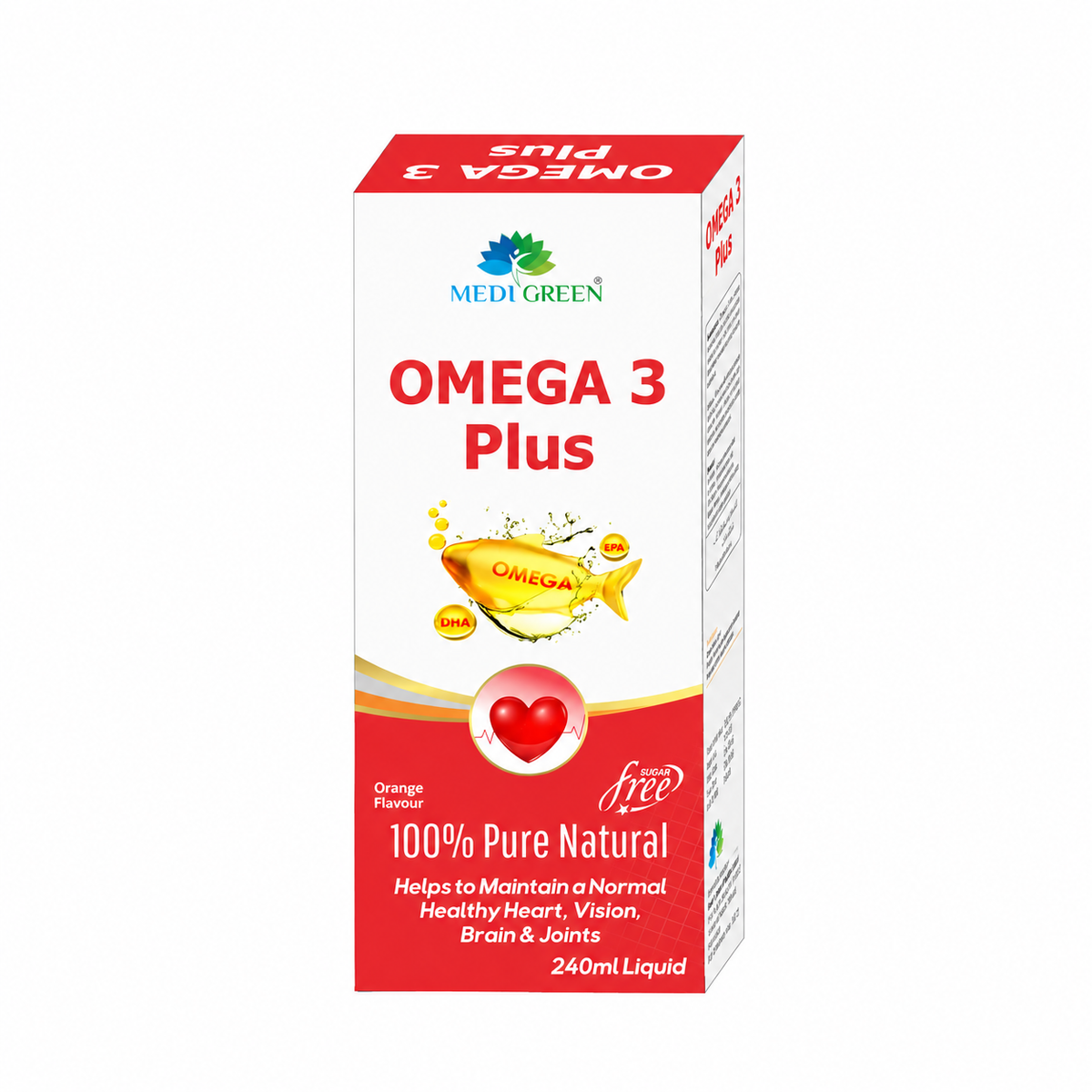 Omega 3 Plus Syrup for Kids 240ml – Orange Flavour