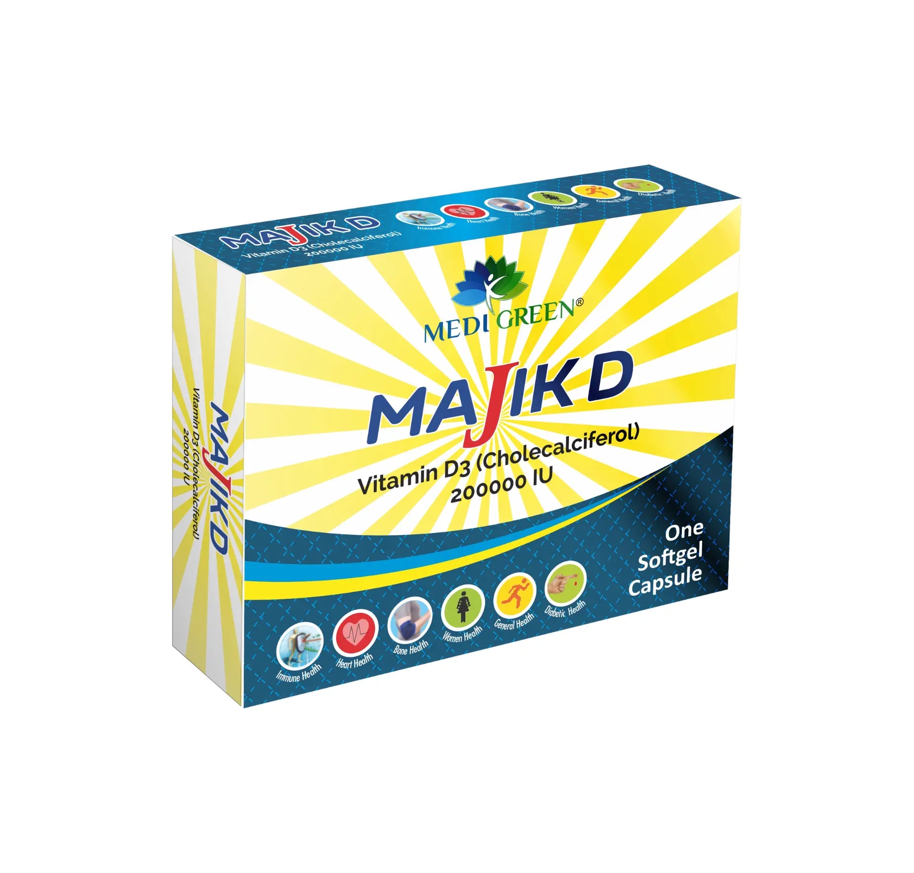 MAJIK D - Vitamin D3 MEDIGREEN