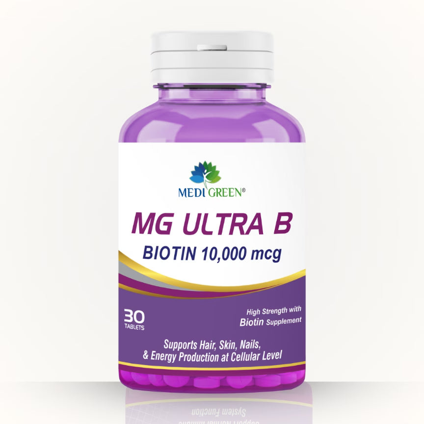BIOTIN 10000 mcg, MG ULTRA B