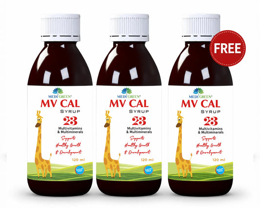 2 MV Cal + 1 MV Cal Free MediGreen